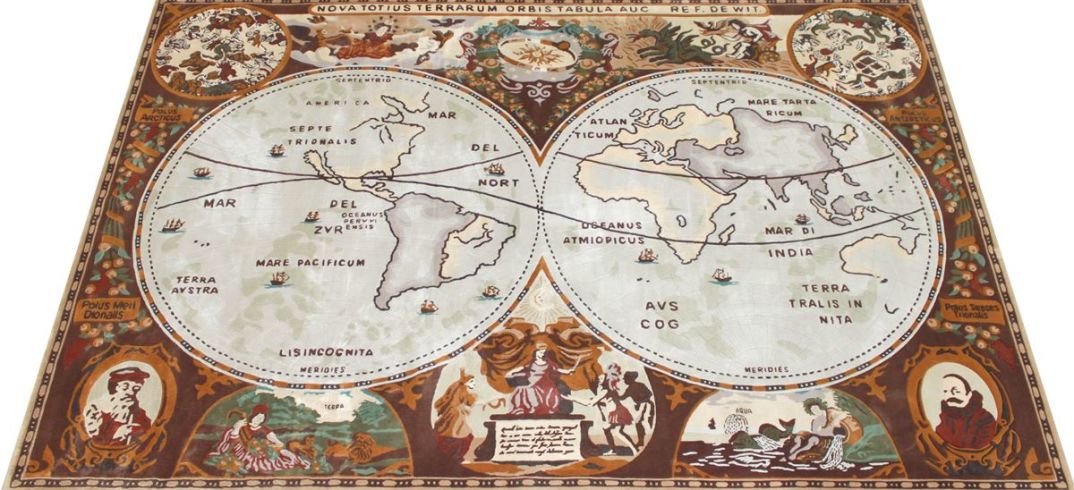 5) Ковер Карта XVI века