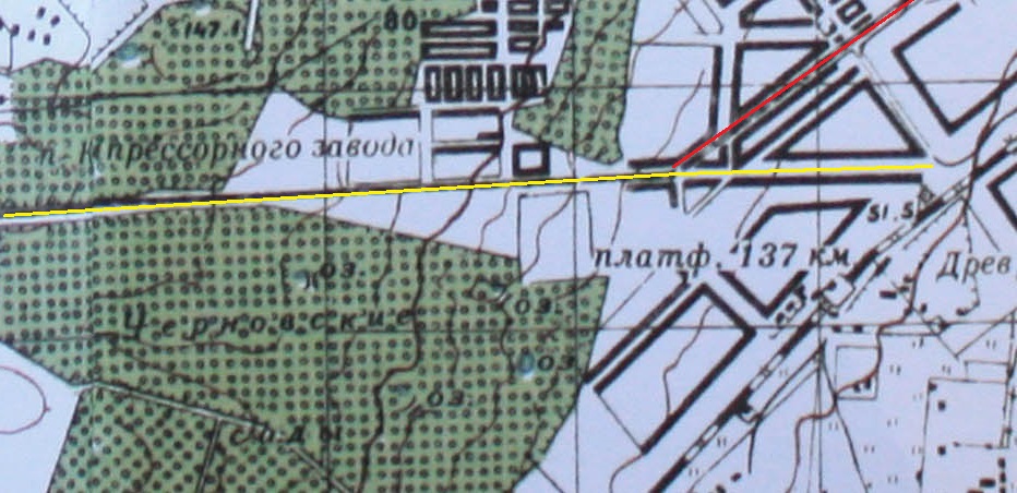Карта Куйбышева 1940 года