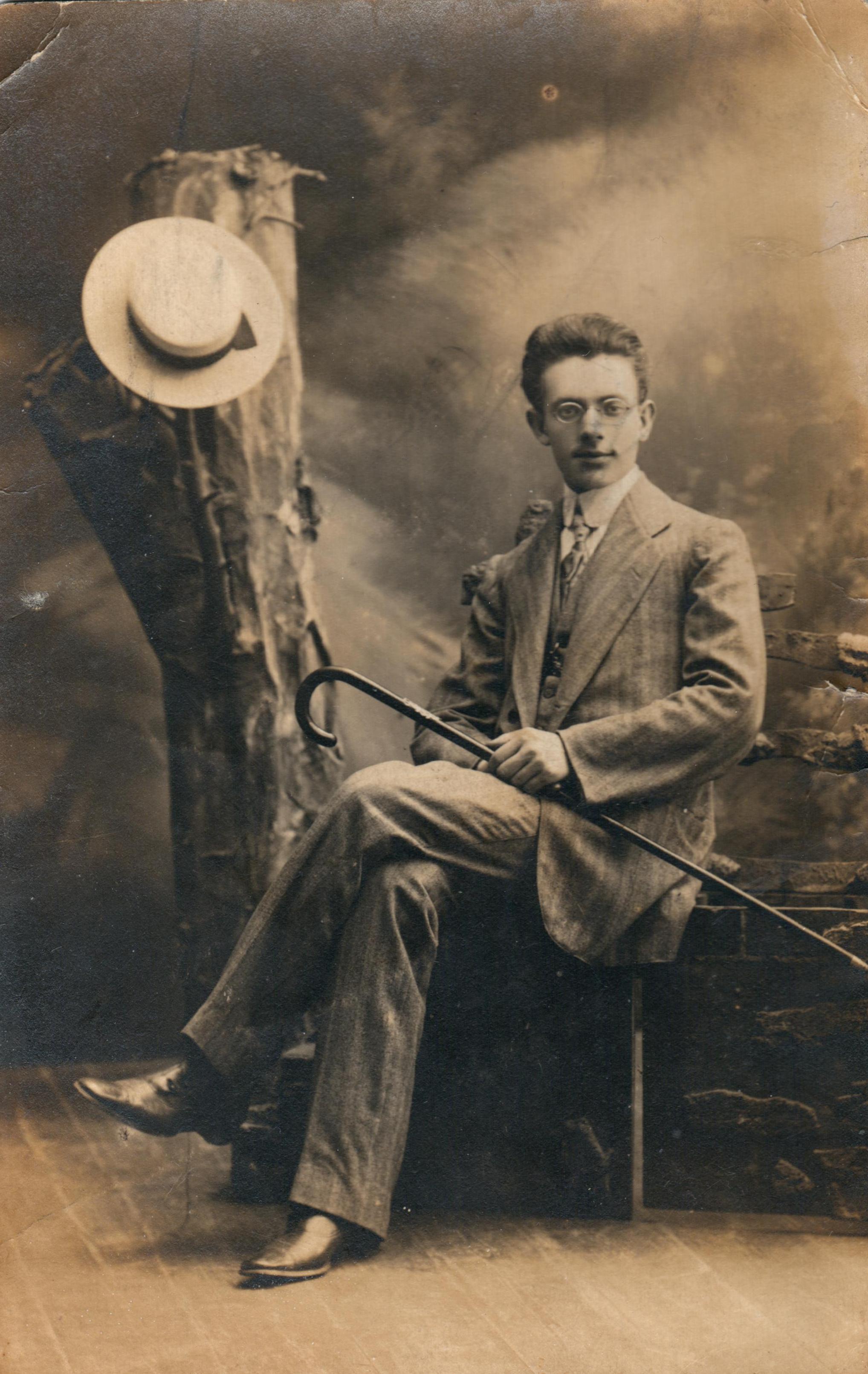 Мой прадед, Лев Овсеевич Натанзон. Белосток, 1912 год