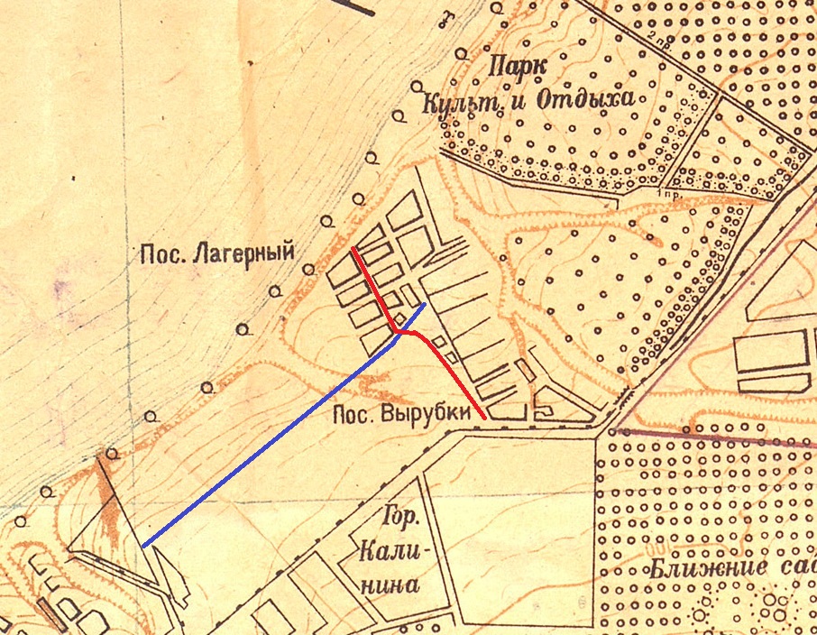 Карта Самары 1934 год