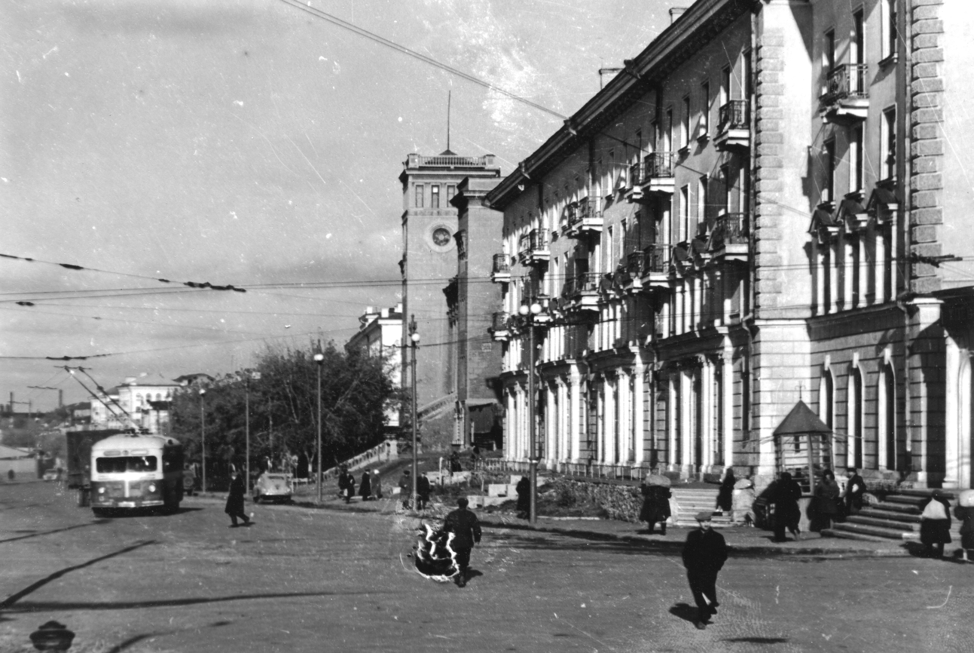 Улица Максима Горького в 1950 году
