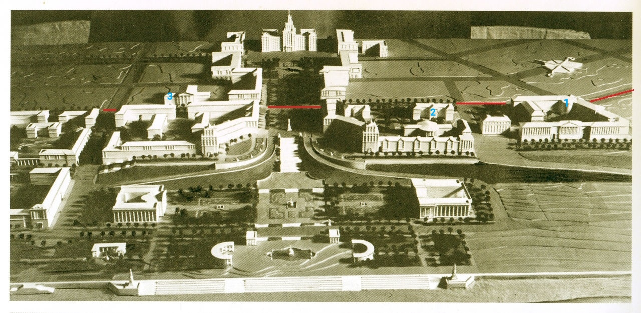 Планы застройки Самарской площади 1940-е