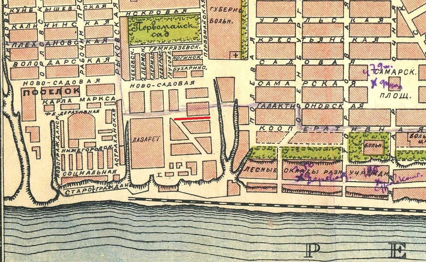 Карта 1927 года