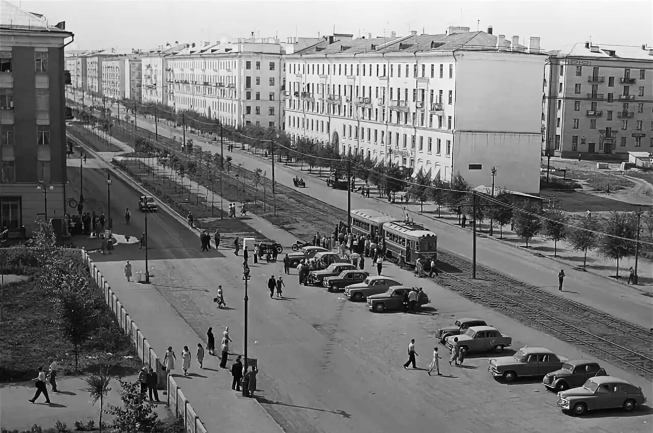 Улица Ново-Вокзальная. 1960 год
