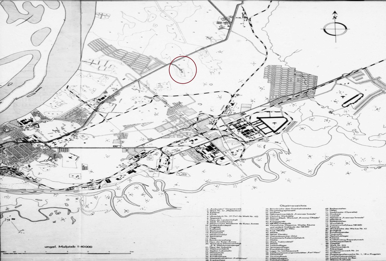 Карта самары 1960 года