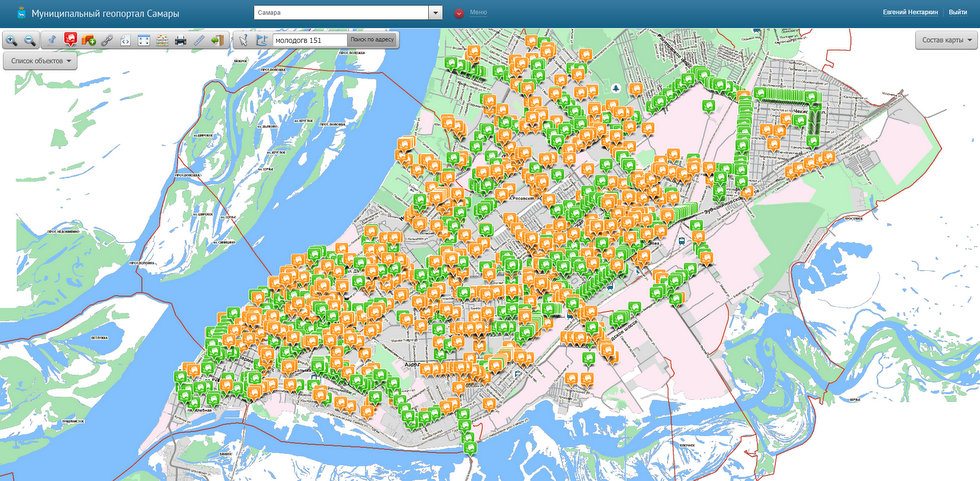 Геопортал самарской области карта