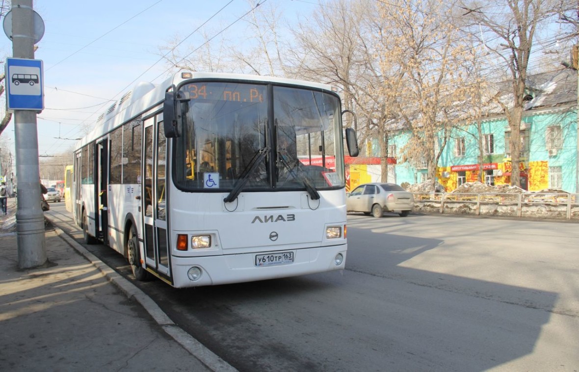 34-й автобус в Самаре: маршрут и остановки на карте