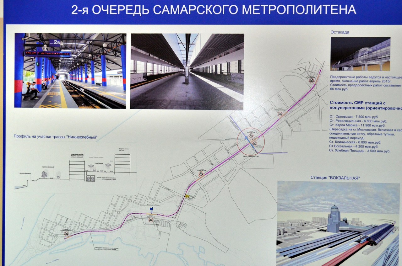 Схема развития метро самара