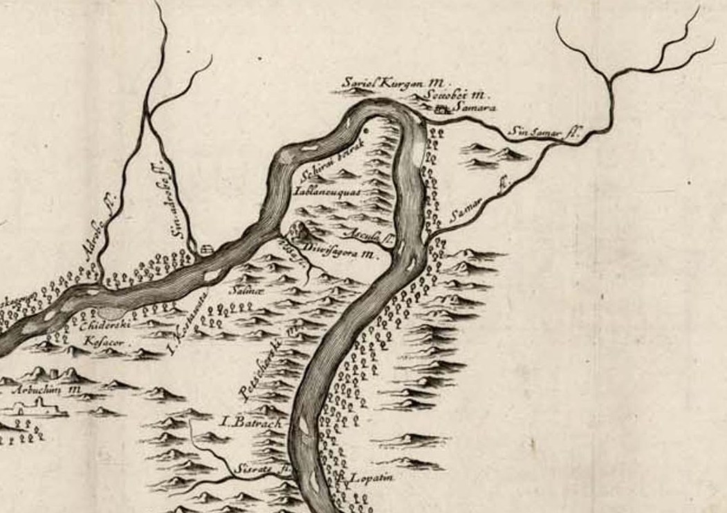 Где русло волги. Русло реки Волга в 16 веке. Карта реки Волга 19 века. Старое русло Волги.