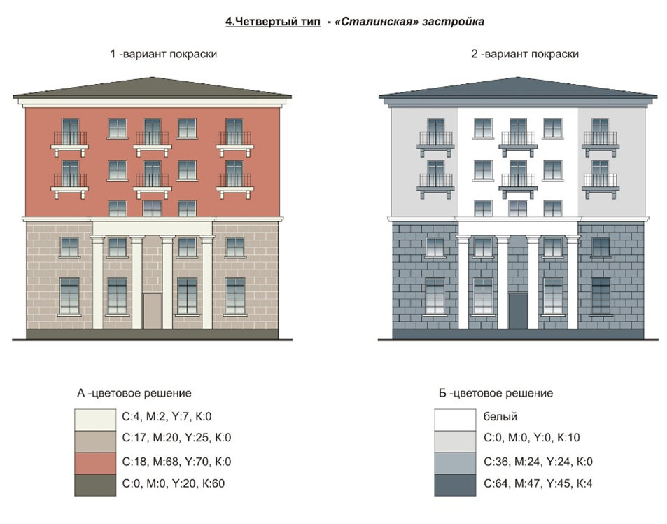 Колористическое решение дизайн проекта