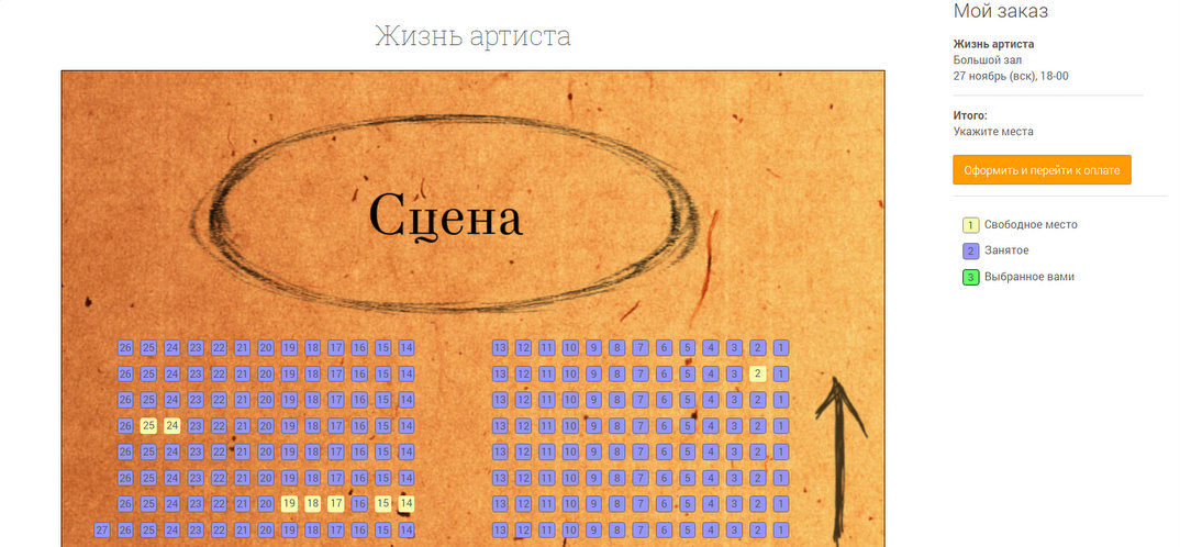 Самарт новая сцена схема