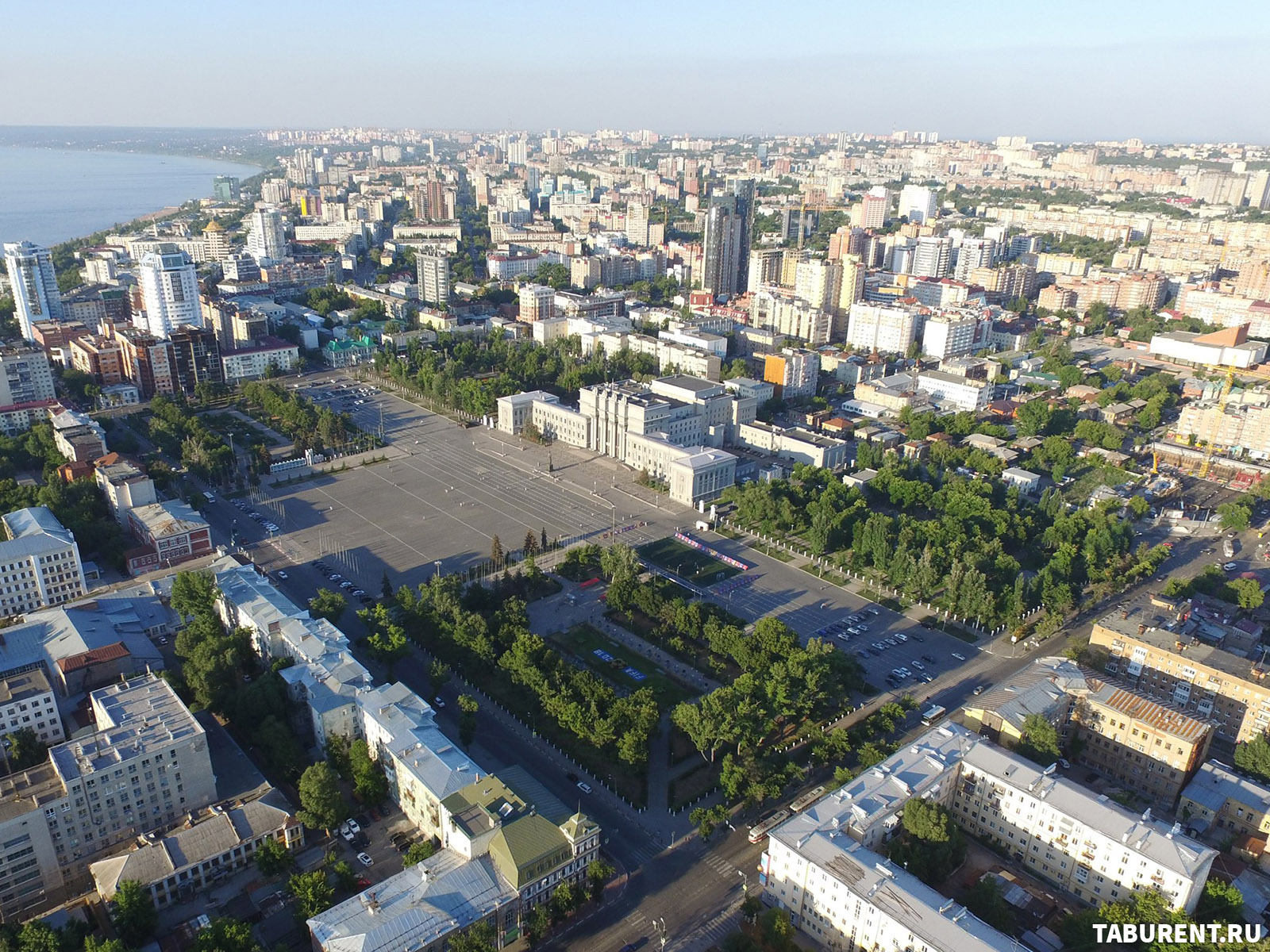 Площадь Куйбышева Самара самая большая в Европе