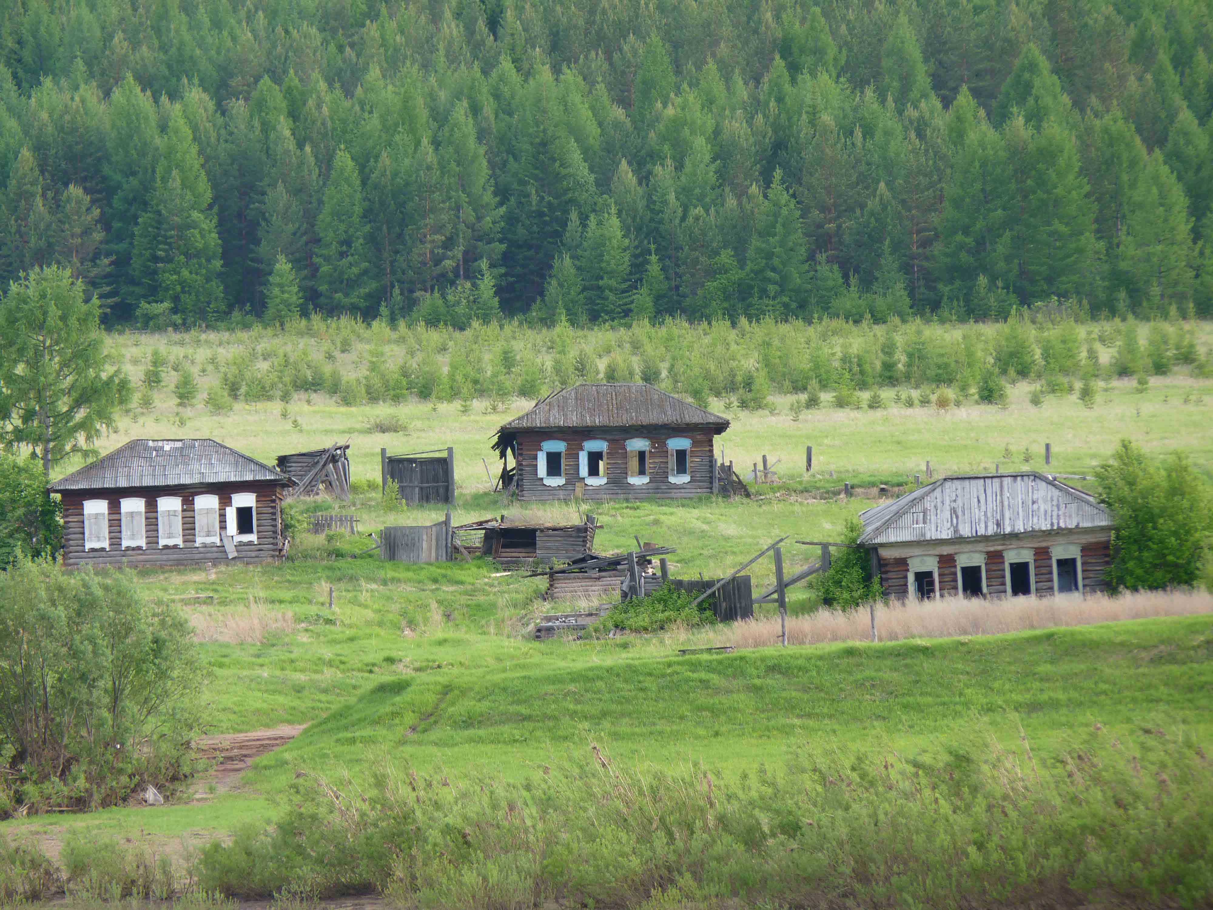 Заброшеные деревни в Иркутской области Иркутской район.
