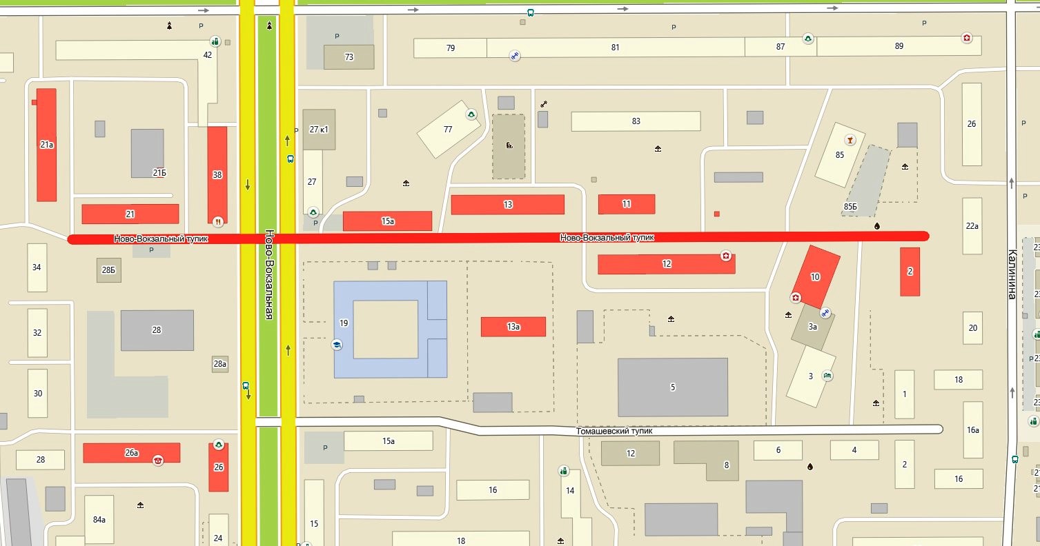 Ново вокзальный тупик 12 самара карта