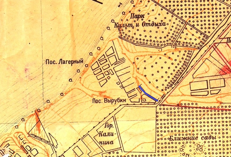 Карта самары 1960 года