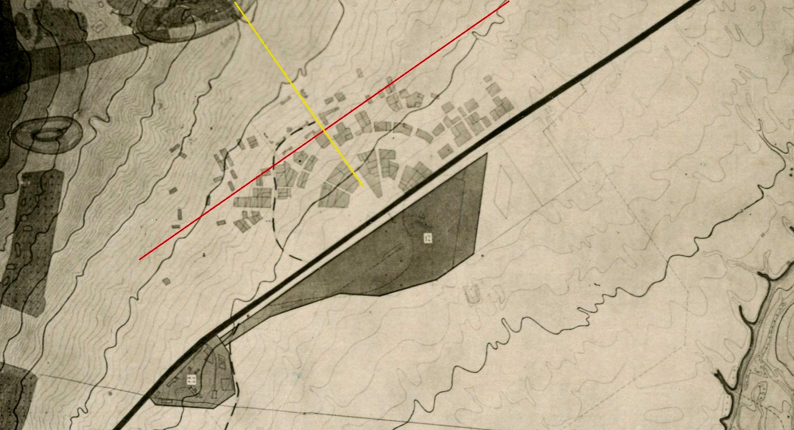 Карта Куйбышева 1937 года