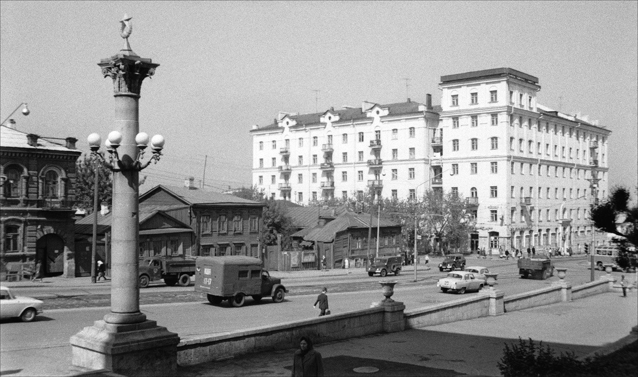 Улица Полевая в 1968 году