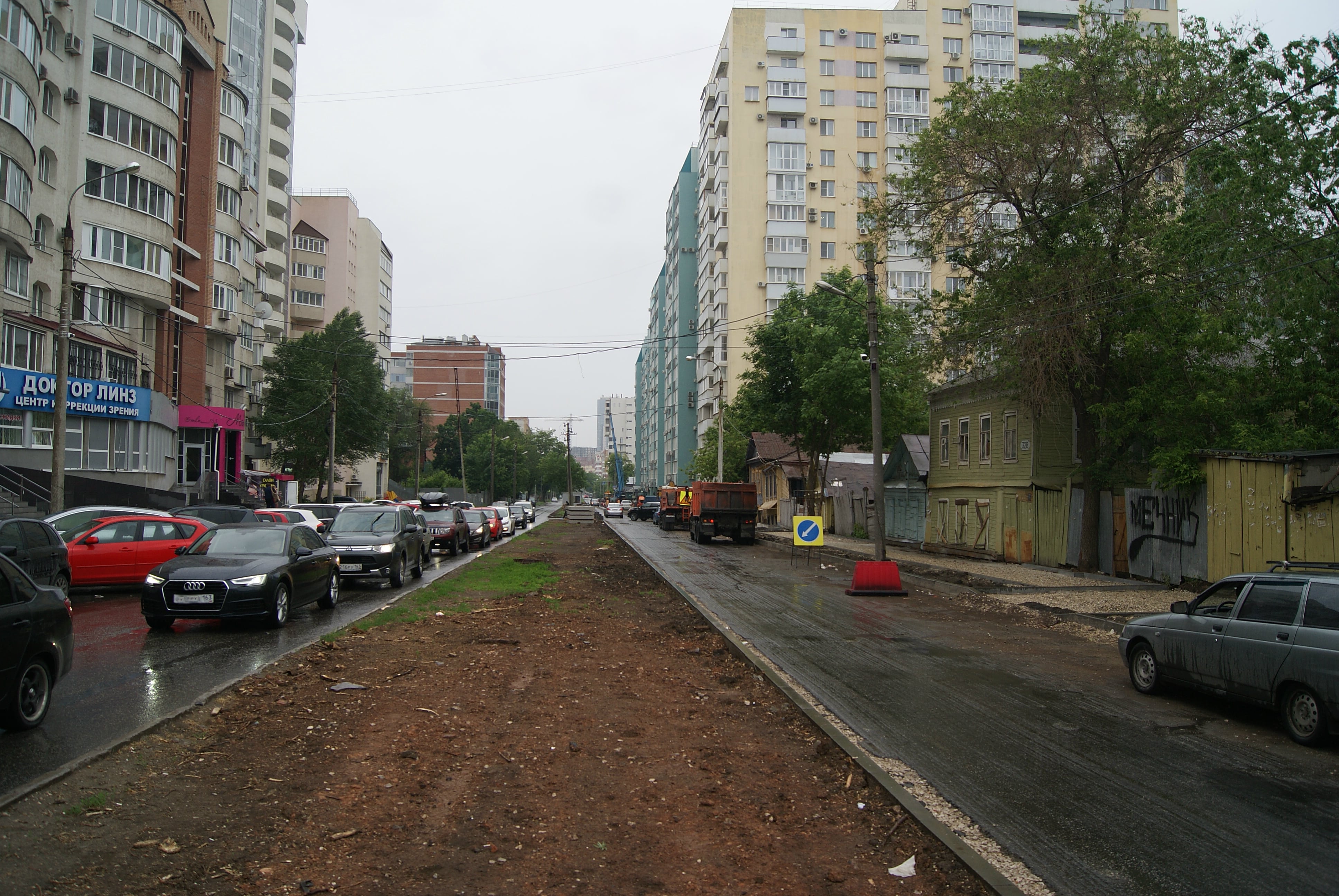 Улица Ленинская после