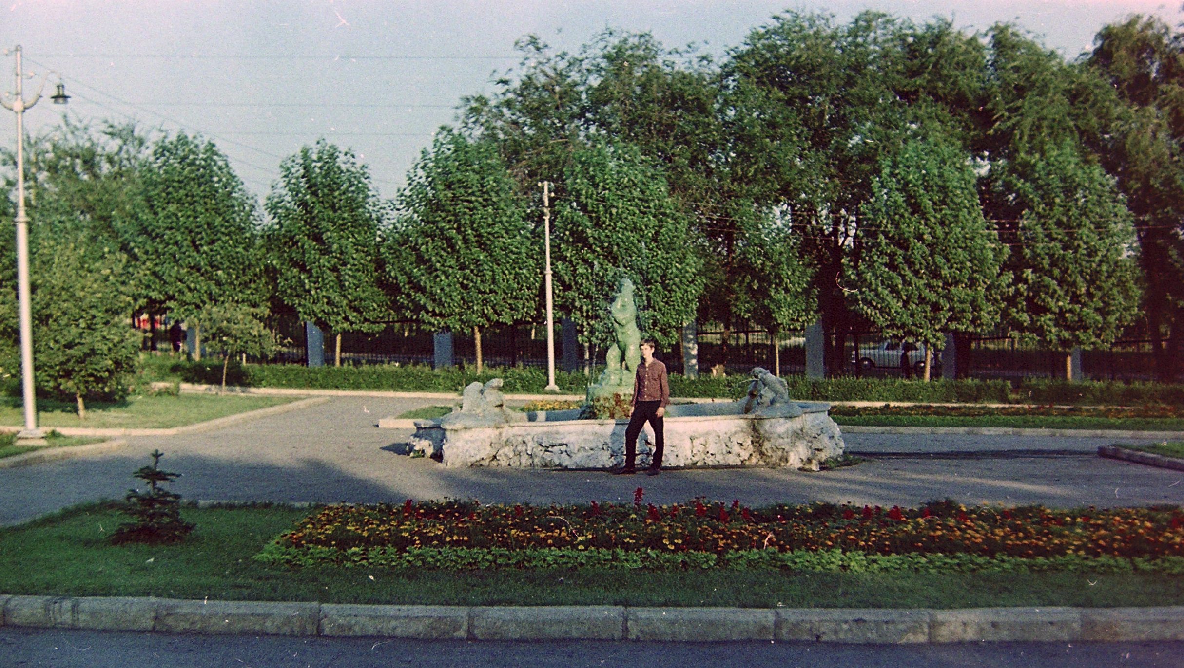 Утраченный фонтан в Загородном парке