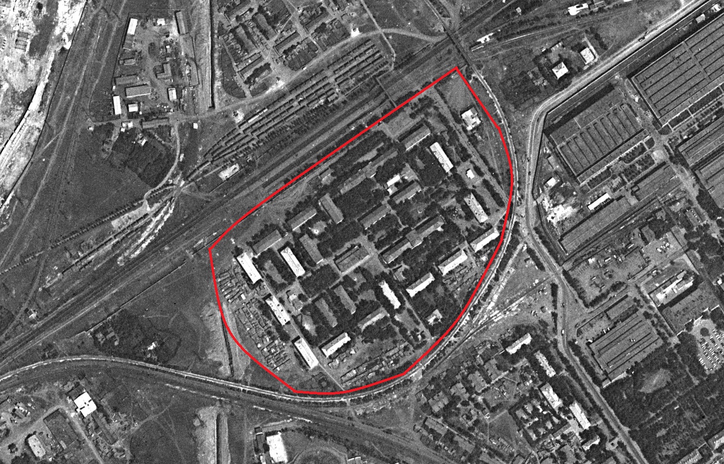 Призаводская площадка 1967 год