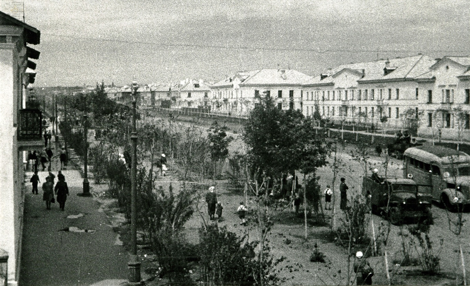 Кировское шоссе в конце 1940-х годов