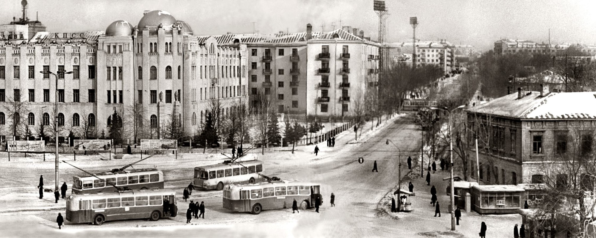 Панорама Комсомольской площади 1967