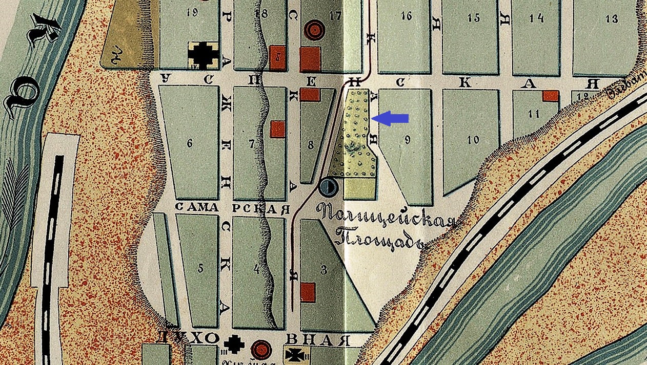Карта Самары 1894 года
