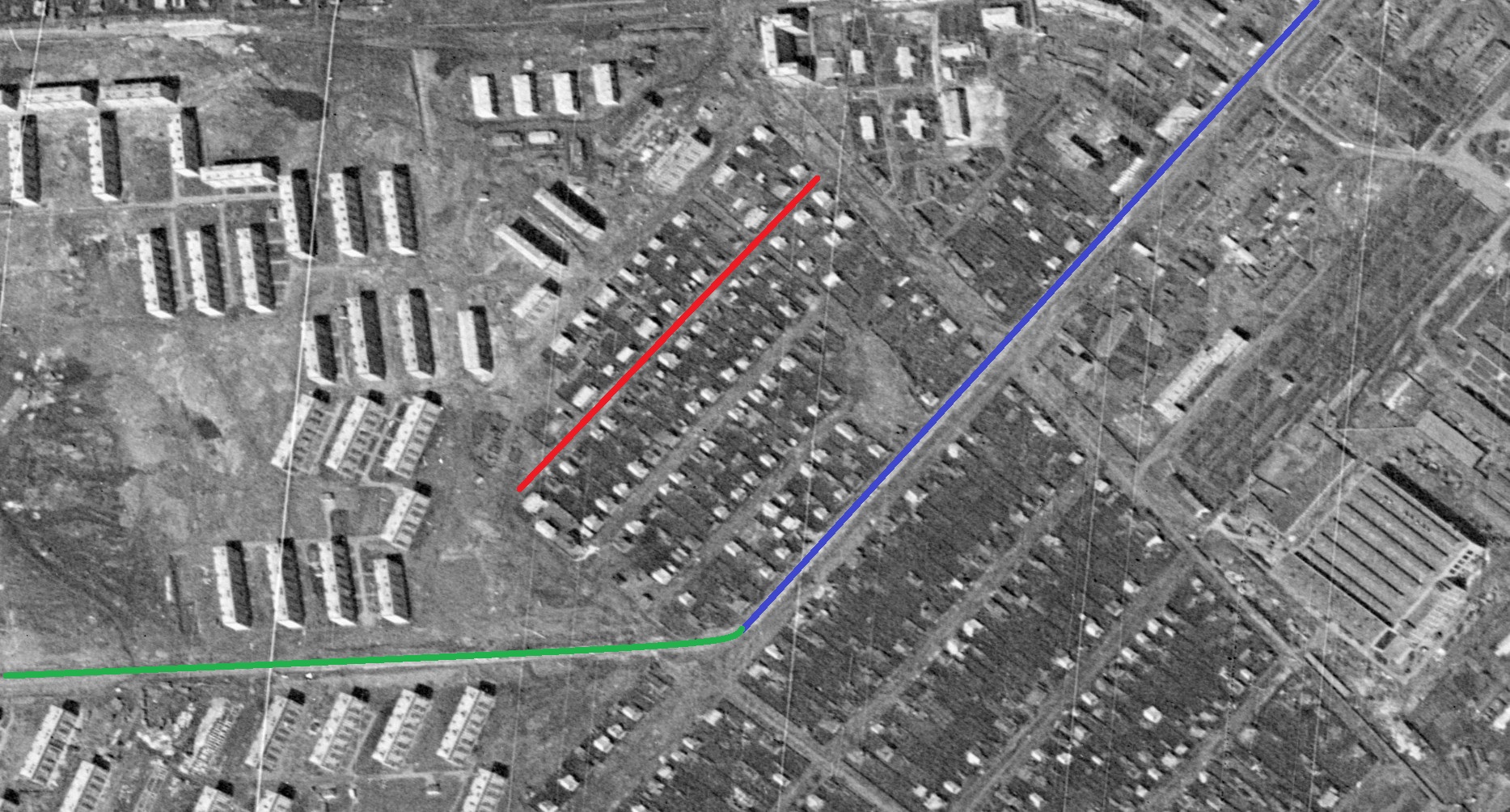 Спутниковый снимок 1965 года