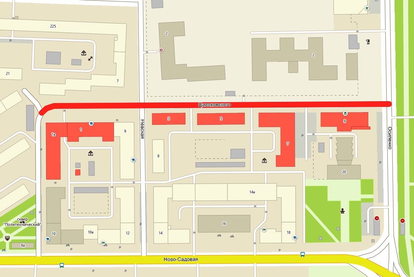 Циолковский самара схема корпусов