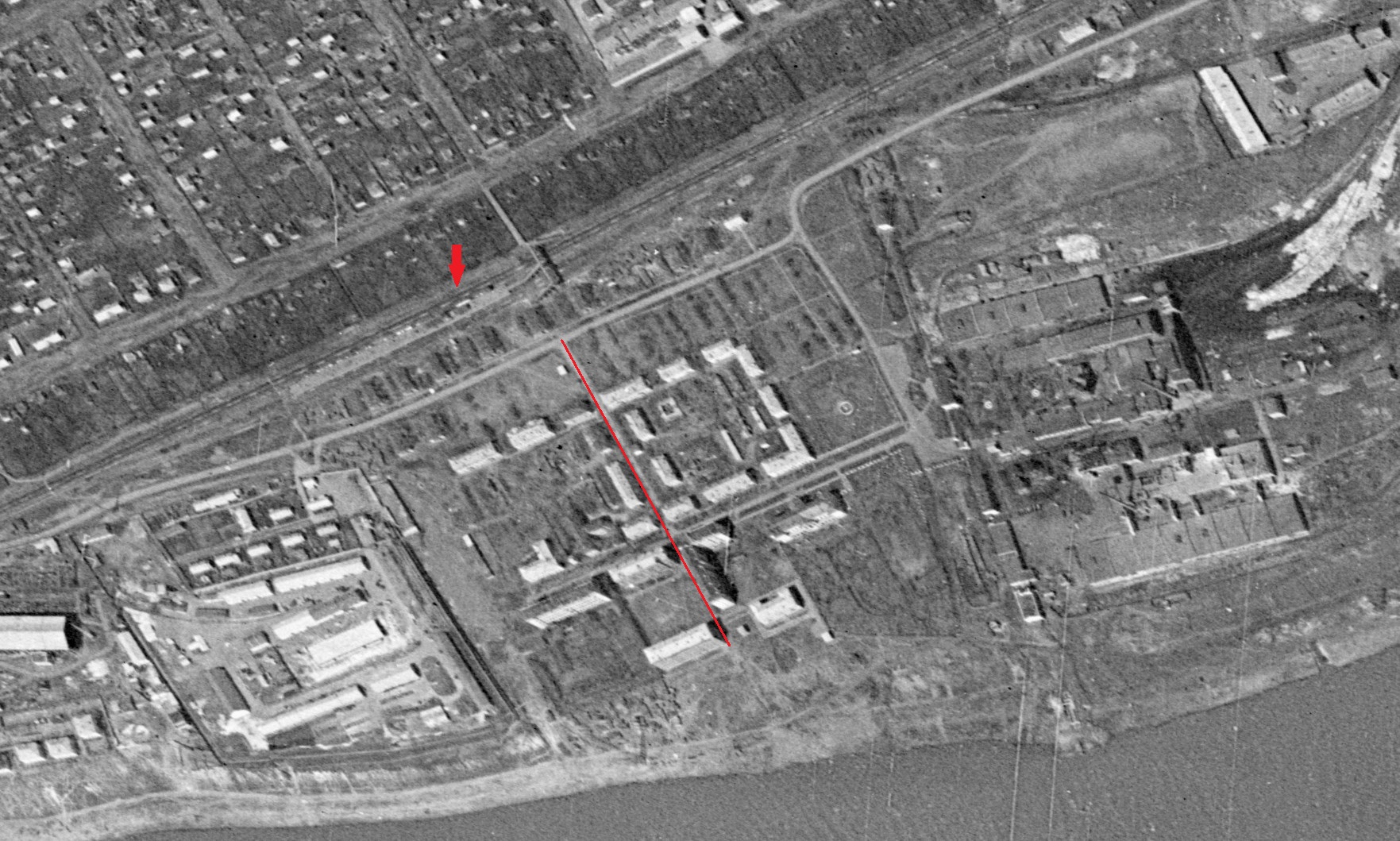 Хибинский переулок в 1965 году