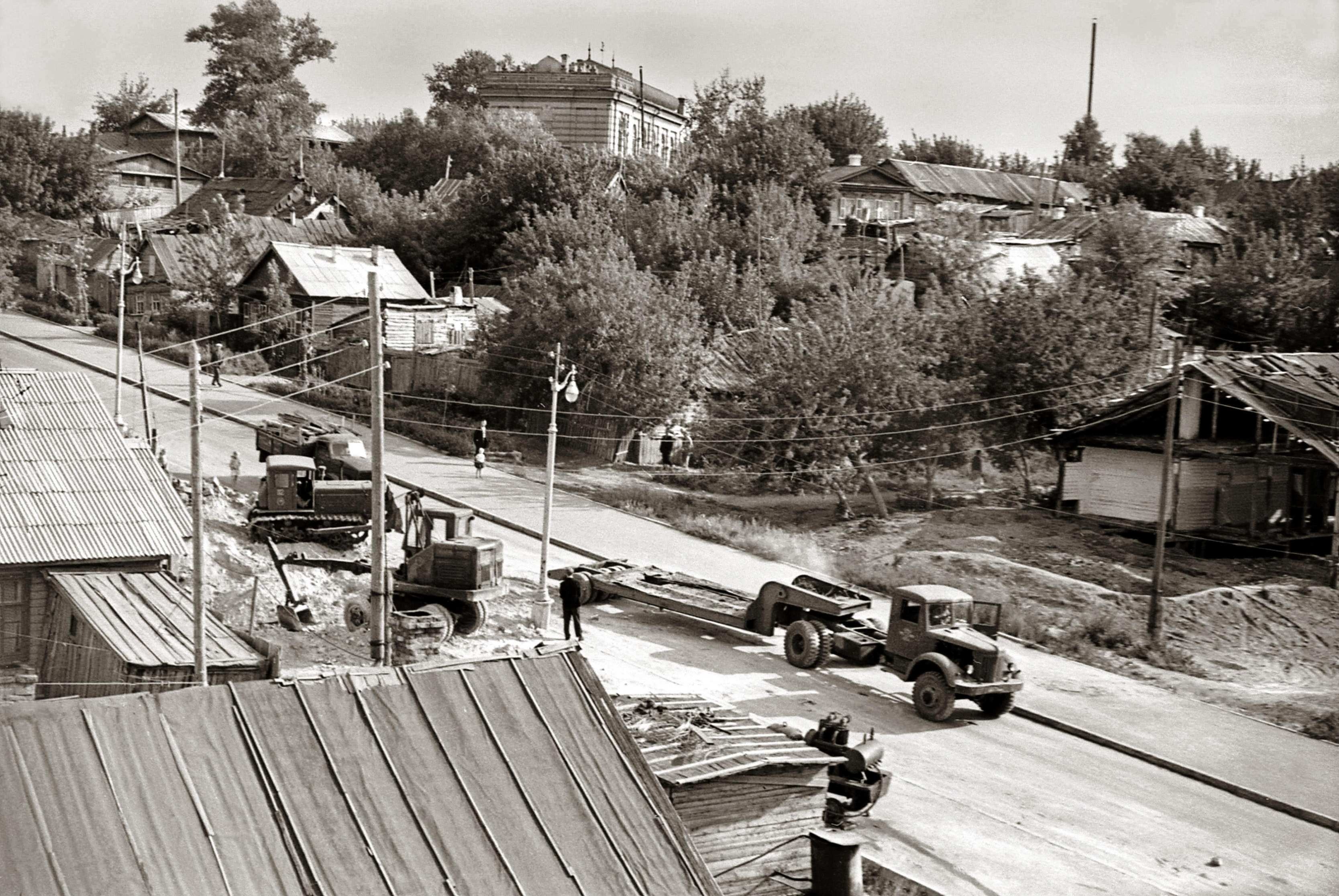 02-Чкаловский-спуск-место-ДО-стройки-1961г | Другой город - интернет-журнал  о Самаре и Самарской области