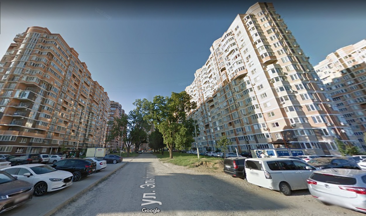 Улица Эльбрусская в Краснодаре