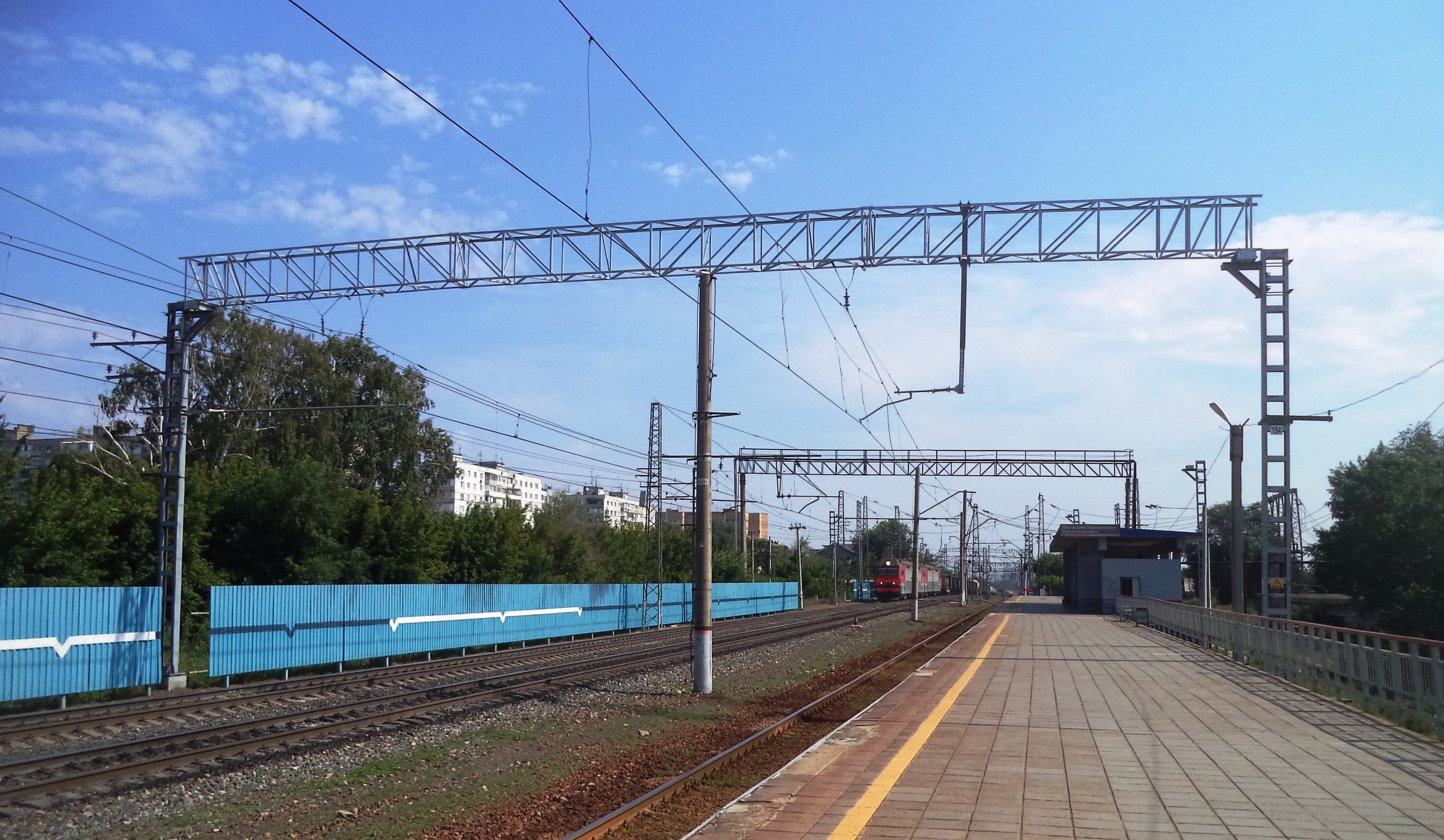 Толевая самара. Электричка Киркомбинат Толевая.